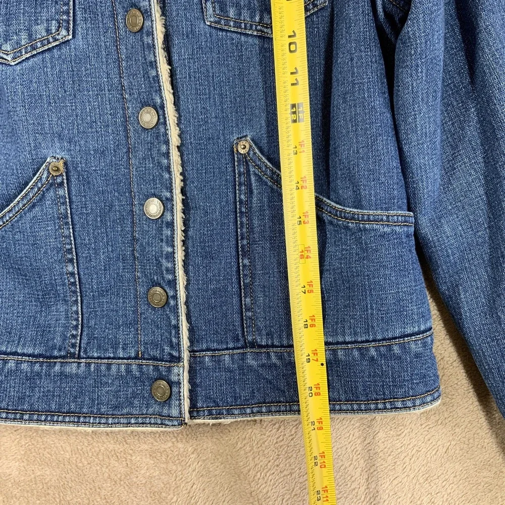 VTG Gap Kids‎ XXL Sherpa Lined Denim Jacket Chore Barn Coat EUC